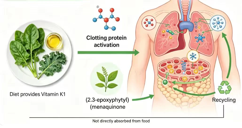 Daily use of Vitamin K1 Epoxide Daily use of Vitamin K1 Epoxide